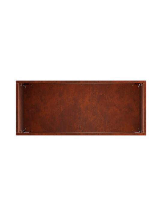 vidaXL Metallic Rusty Flower Pot 40x20x75cm