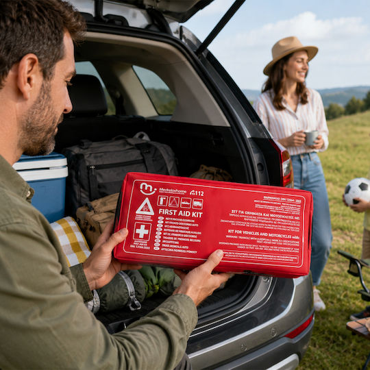 Medrelaxhome Car Emergency Kit with Pharmacy & Gloves
