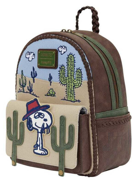 Loungefly Ученическа Раница Детска Градина Peanuts Spike Desert 19 x 10 x 25см