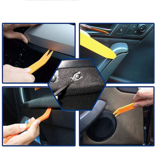 Set 445 Bucăți Cleme de Fixare Protecție Clipsuri Interioare Auto Clește