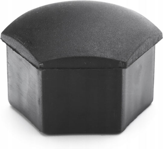 21 Mm Black Matte Wheel Bolt Covers Caps