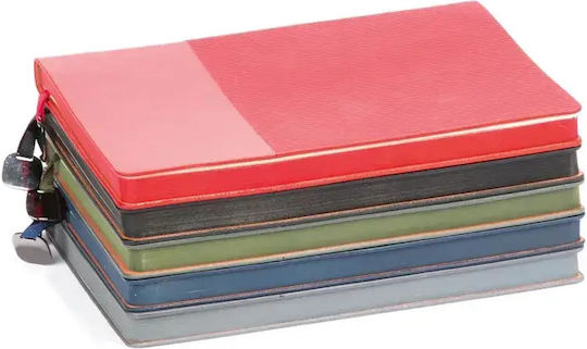 Flexy Leatherette Dyed Edges & Metal Detail Set 40 Notebooks 112 Sheets Ruled Grey (Personalized)