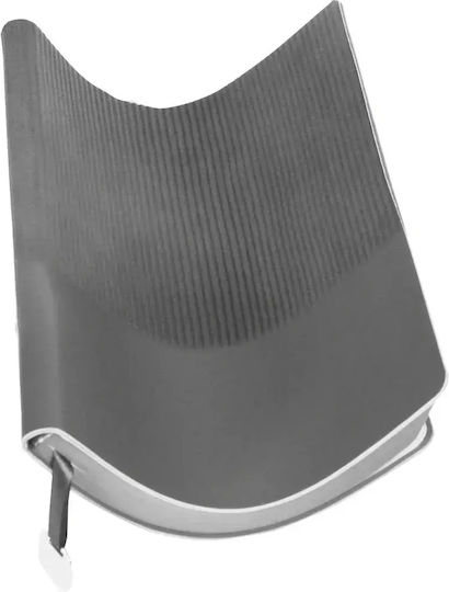 Flexy Faux Leather Dyed Edges & Metal Detail Set 40 Notebooks 112 Sheets Ruled Black Personalized