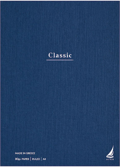 Ekdoseis Aigaio Spiral Ruled B5 Notebook 30 Paper Sheets Classic