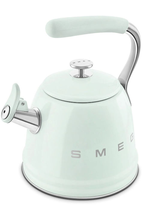 Smeg Кетъл Неръждаем Зелен 2300ml