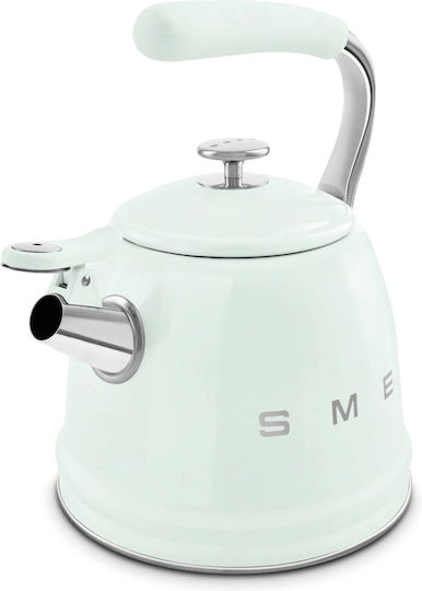 Smeg Кетъл Неръждаем Зелен 2300ml