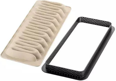 Silikomart Vague Silicone Bakeware Tin For Tart 26.5x10.5x2cm