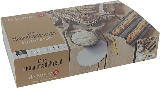 De Buyer Homebread Форма За Сладкарство За Хляб От Неръждаема Стомана 4 Бройки
