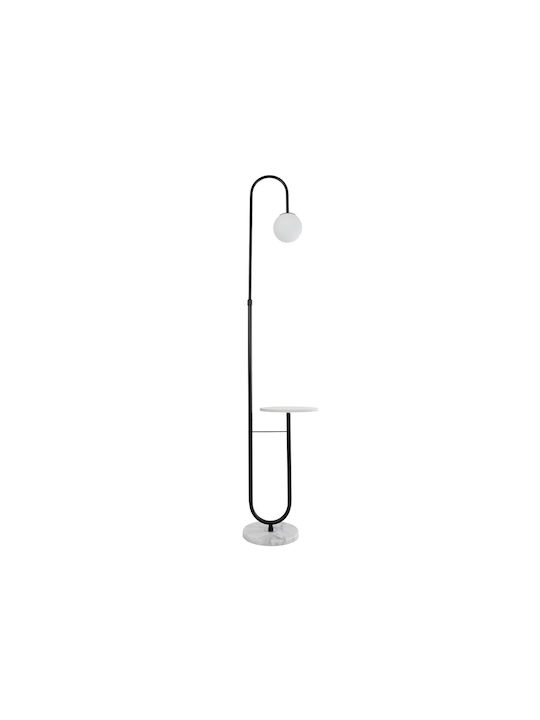 kelvo Floor Lamp H180xW30cm with E27 Bulb Base Black