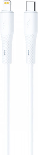 Jes USB-C to Lightning Cable 60W White 1m