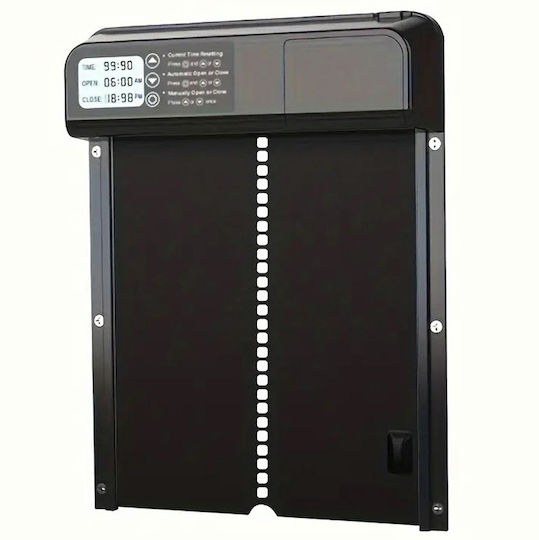 Ușă automată pentru coteț de găini 32x25cm