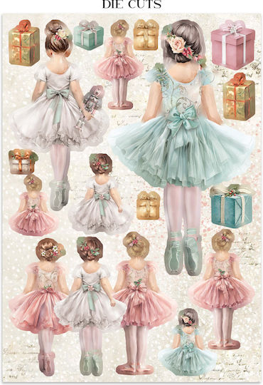 Junk Journal Focus Point Cut-outs Backgrounds Winter Magic