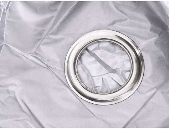 Waterproof Motorcycle Cover UV Protection 200x130cm Silver Size M