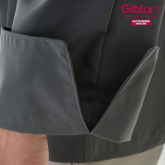 Giblor's Giblor's Kochjacken Grau Giorgio
