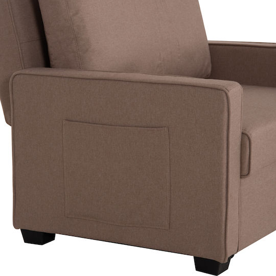Kanna Armchair Bed Beige 113x92x87cm