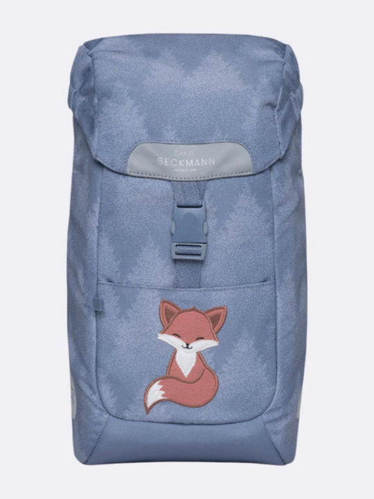 Beckmann School Backpack For Kindergarten With Water Bottle Holder Blue 12 Litre
