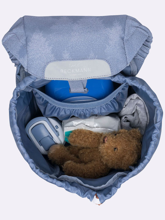 Beckmann School Backpack For Kindergarten With Water Bottle Holder Blue 12 Litre
