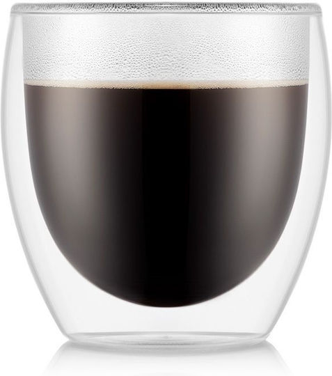 Bodum Pavina Set Water / Coffee/Freddo / Cocktail/Drinking Glasses Made of Glass 236.8ml 2 Pieces