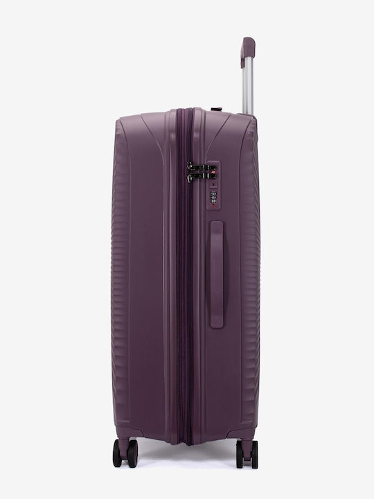 KREAL Valiză de călătorie mare tare Dark Purple înălțime 75 cm