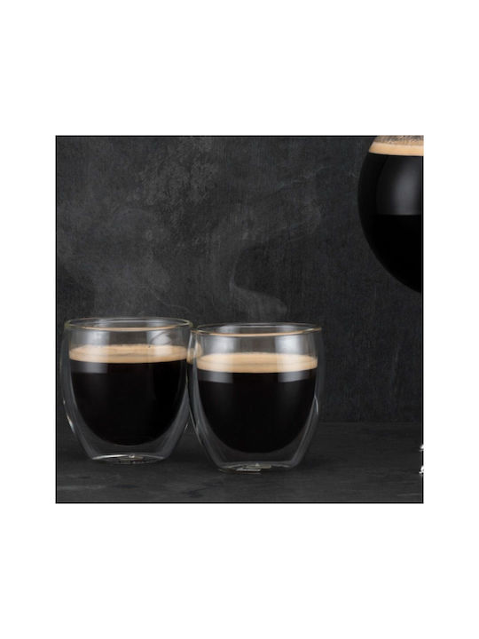 Bodum Pavina Set Brillen Wasser / Kaffee/Freddo / Cocktail/Trinken aus Glas 236.8ml 2 Stück
