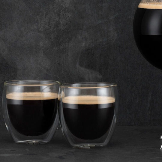 Bodum Pavina Set Water / Coffee/Freddo / Cocktail/Drinking Glasses Made of Glass 236.8ml 2 Pieces