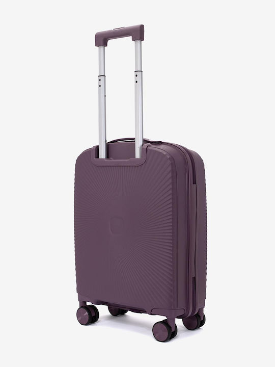 KREAL Koffer Kabine Hart Dunkle Lila Höhe 55cm