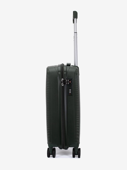 KREAL Куфар за пътуване Ръчен багаж Твърд Olive Green Височина 55см.