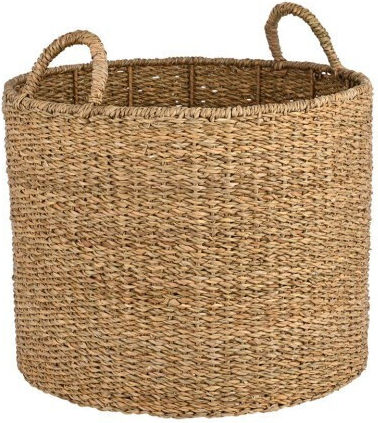 Estia Decorative Wicker Basket Beige 30x20cm