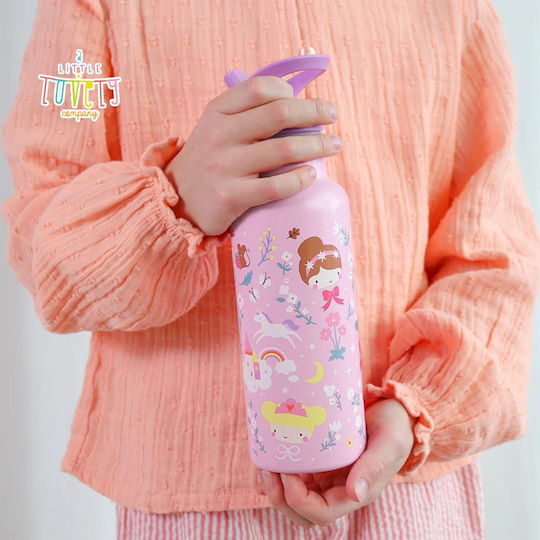 Offer A Little Lovely Company Bento Food Container With Water Bottle Steel Princesses