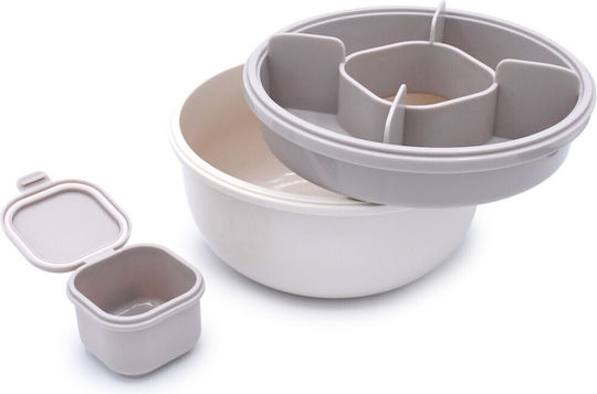 Melii Plastik Lunchbox Blau Mit Fächern 1.6l