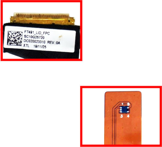 Screen Flex Cable for Laptop Lenovo Thinkpad T490s T495s T14s