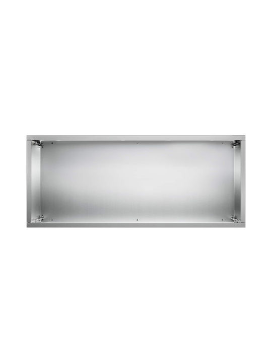 vidaXL Set of 2 Metallic Silver Flower Pots 40x20x75cm