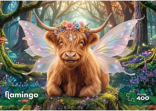 Kids Puzzle Flamingo The Forest Dream Keeper 400 Pieces Trefl