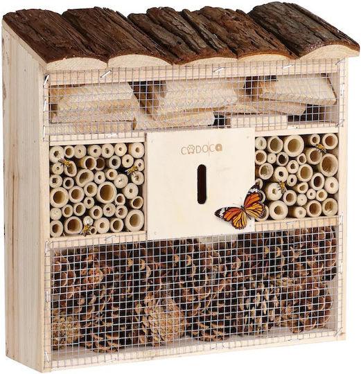Cadoca Casă pentru insecte 30.5x9.5x31cm Lemn Maro