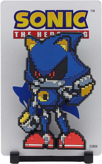 Sonic Hedgehog Modern Figgyz Dekorative Magnete Sammler Metall Sonic 11 Cm