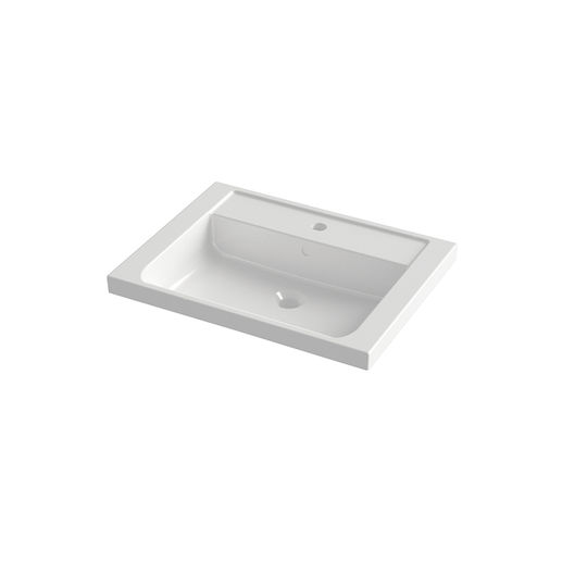 Orabella Navona 61 Lung Pătrat Fără Unitate De Mobilier Pentru Baie Cu Oglindă M61xA45xÎ70cm Cromat