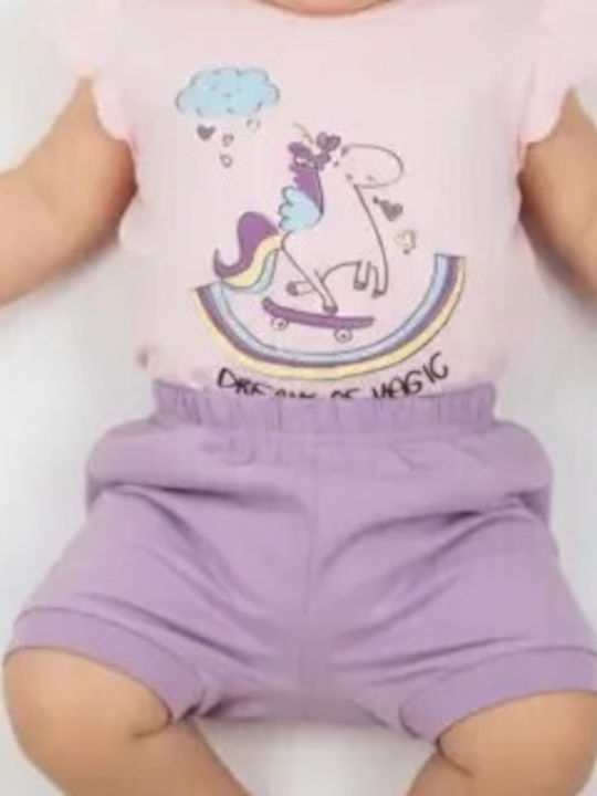 Детски Комплект Летен 2 Части Unicorn Rainbow Unicorn Rainbow