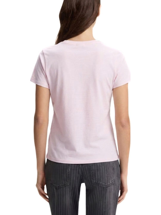 Hugo B Logo Tricou Damă Roz
