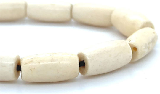 Kompologadiko Worry Beads with 19 Beads from White Camel Bone
