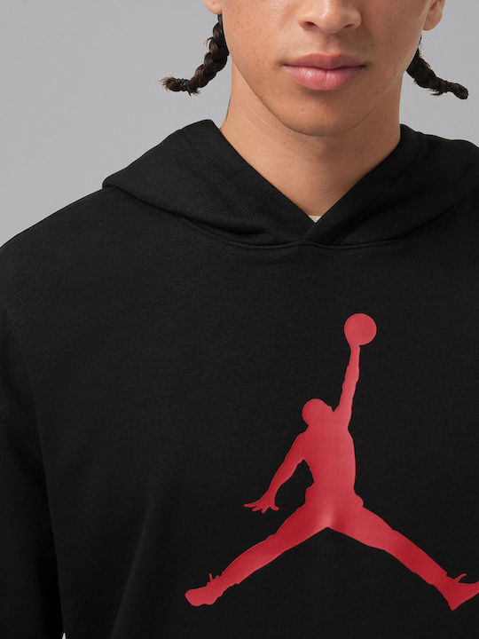 Jumpman Φούτερ με Κουκούλα Μαύρο
