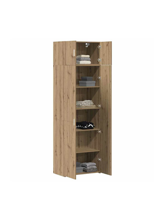 Ντουλάπα Γραφείου Ξύλινη Artisan Oak 70x42.5x225cm