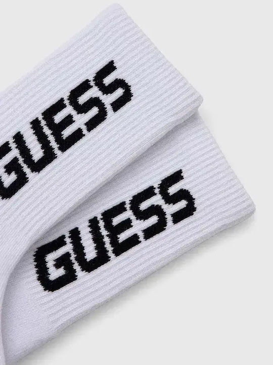 Guess Παιδικές Κάλτσες Μακριές Pure White Guess Παιδικές Κάλτσες Μακριές Pure White