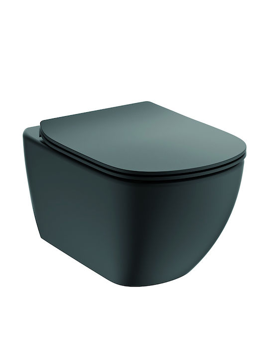 Ideal Standard Λεκάνη Κρεμαστή με Κάλυμμα Soft Close Μαύρη 8014140511489 Ideal Standard Λεκάνη Κρεμαστή με Κάλυμμα Soft Close Μαύρη 8014140511489