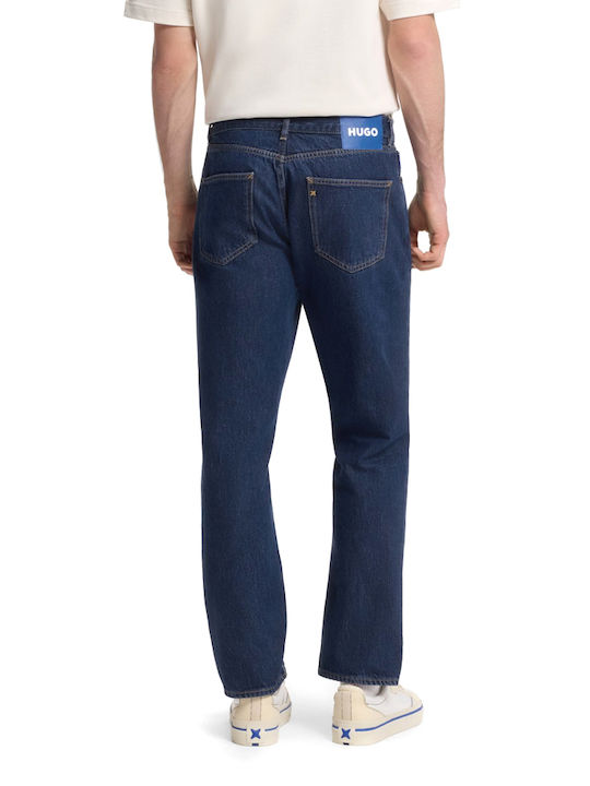 Hugo Jonah Men's Straight Blue Jeans Pants Hugo Jonah Men's Straight Blue Jeans Pants
