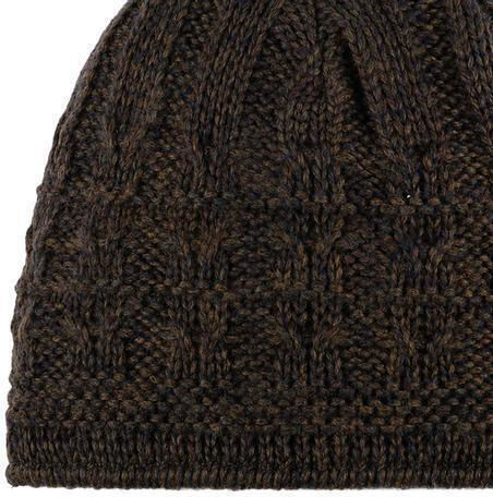 Beanie Unisex Knitted Beanie in Khaki Colour