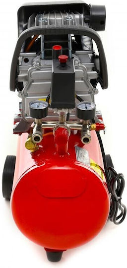 Kraft & Dele Cu o singură fază Compresor de aer 91dB cu Putere 3.8hp și Rezervor de aer 24lt KD400