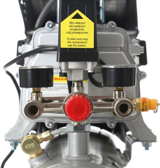Tagred Einphasig Luftkompressor 95dB mit Leistung 3.4hp und Lufttank 24Es