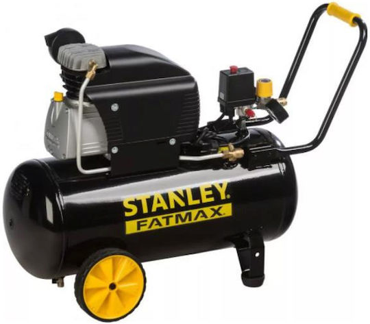 Stanley Cu o singură fază Compresor de aer cu Putere 2.5hp și Rezervor de aer 50lt FCDV4G4STF517