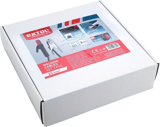 Schweißzusätze Extol Premium Klemmen 200 A 3 M 25 Mm