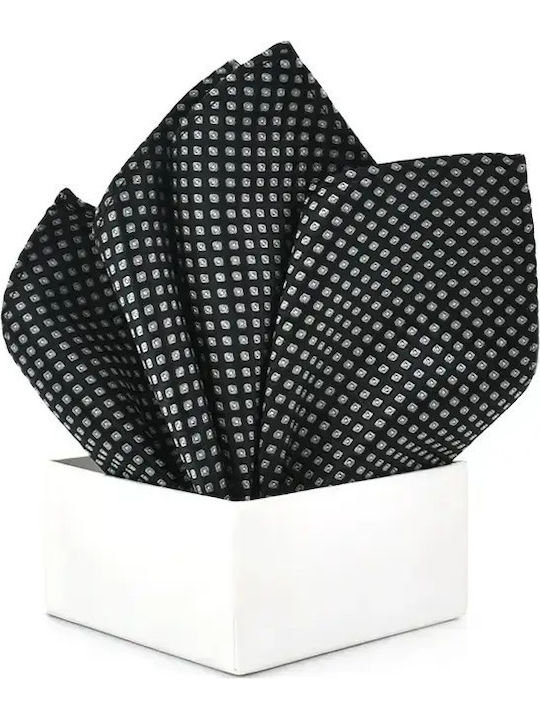 Men's Black Handkerchief